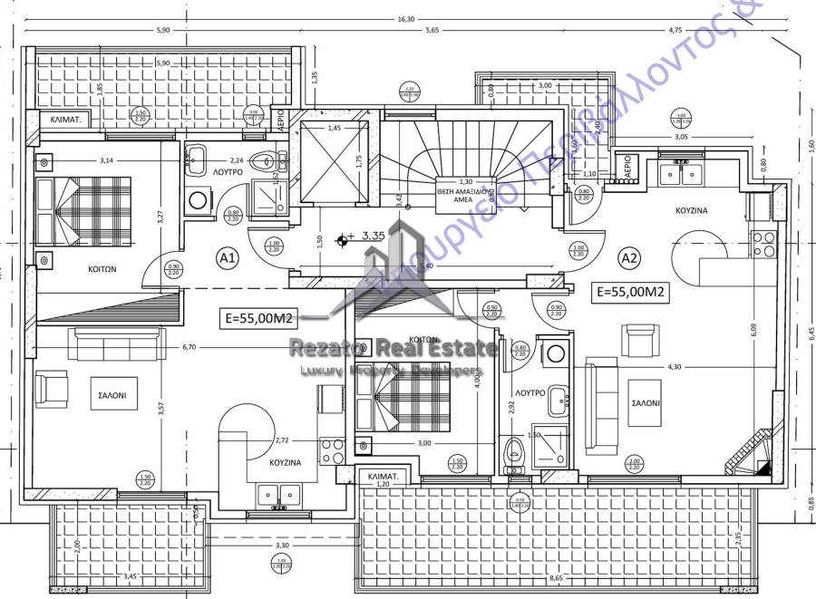 (For Sale) Residential Apartment || Athens South/Nea Smyrni - 55 Sq.m, 1 Bedrooms, 250.000€ 